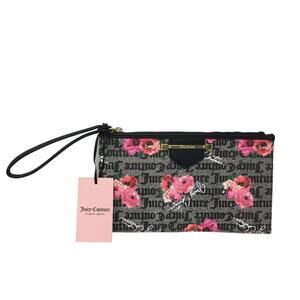 Women's Juicy Couture Word on the Street Floral Wristlet, Size OS - Petal Stat B